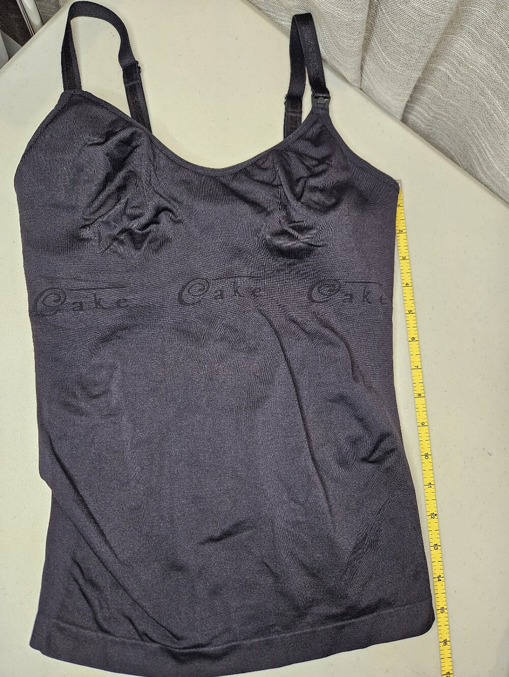 Cake maternity shaping nursing tank top black Medium